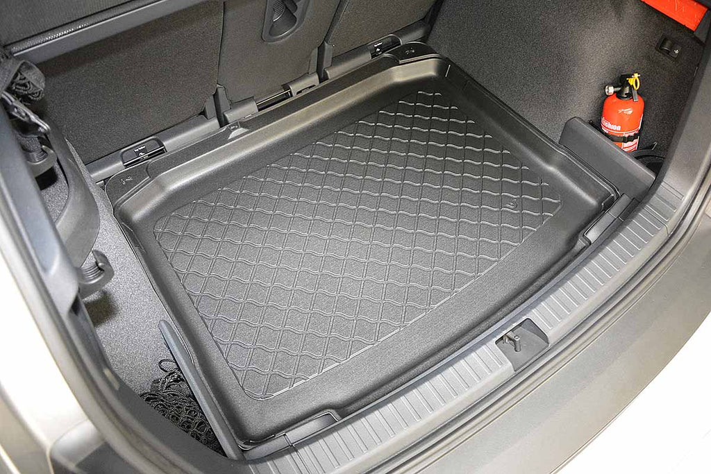 Guardliner kofferbakmat voor Skoda Karoq (NU7) (vanaf 11.2017), lage laadvloer - TPE-Rubber