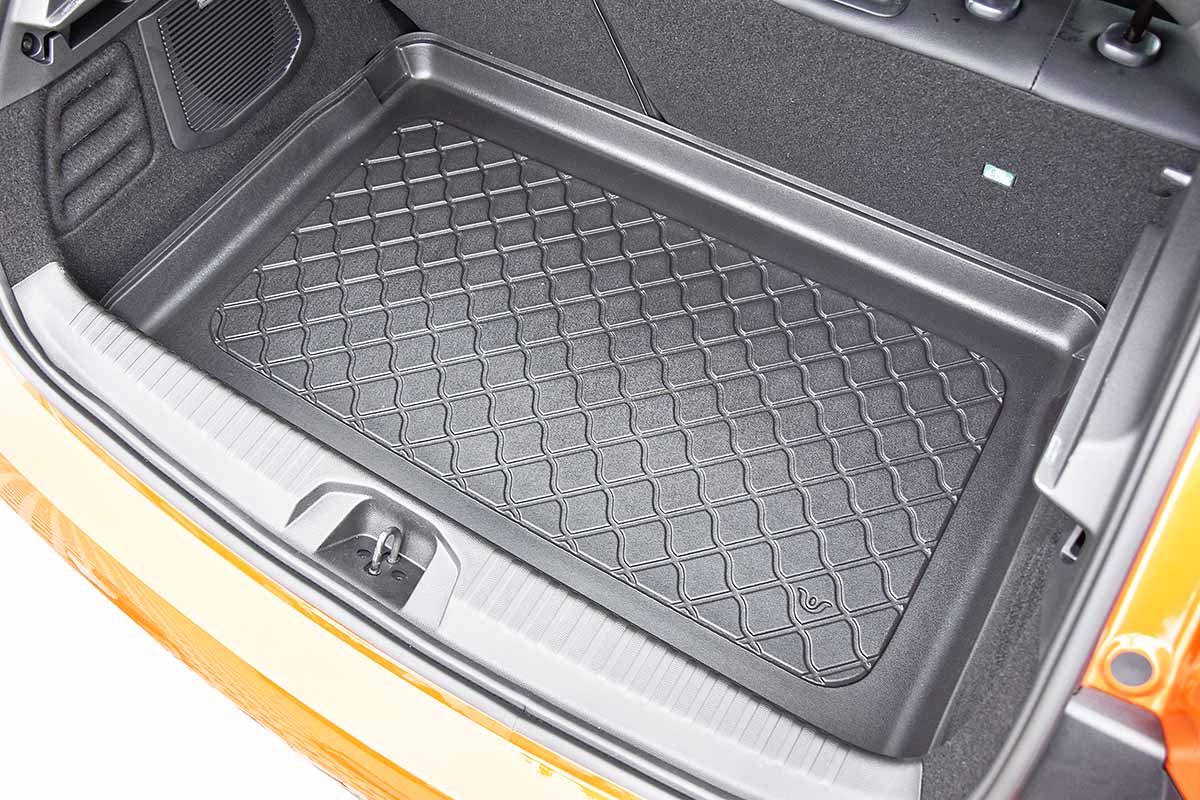 Guardliner kofferbakmat voor Renault Clio 5 Hatchback, Mitsubishi Colt (vanaf 09.2019), hoge laadvloer - TPE-Rubber