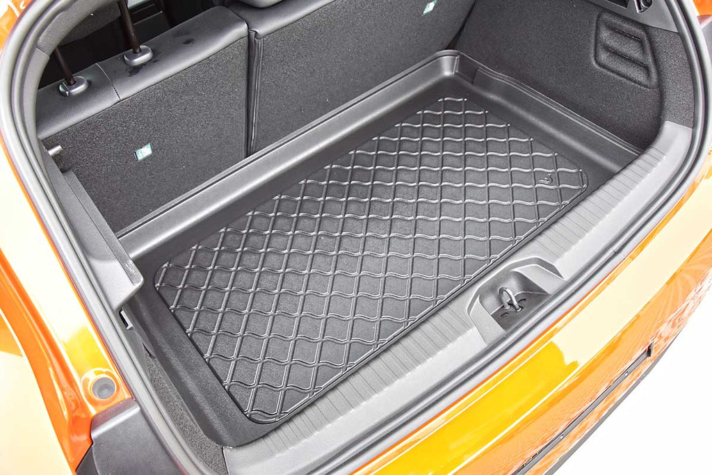 Guardliner kofferbakmat voor Renault Clio 5 Hatchback, Mitsubishi Colt (vanaf 09.2019), hoge laadvloer - TPE-Rubber