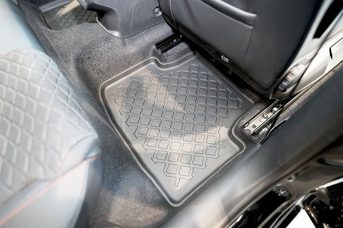 3D Automatten voor Seat Leon 4 (KL), Cupra Leon en Volkswagen Golf 8 Variant (vanaf 2020-) - TPE-Rubber - 4-delig