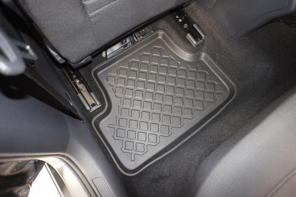 3D Automatten voor Volkswagen Golf 7, Golf 8 en Seat Leon 3 (5F) (vanaf 2012-) - TPE-Rubber - 4-delig