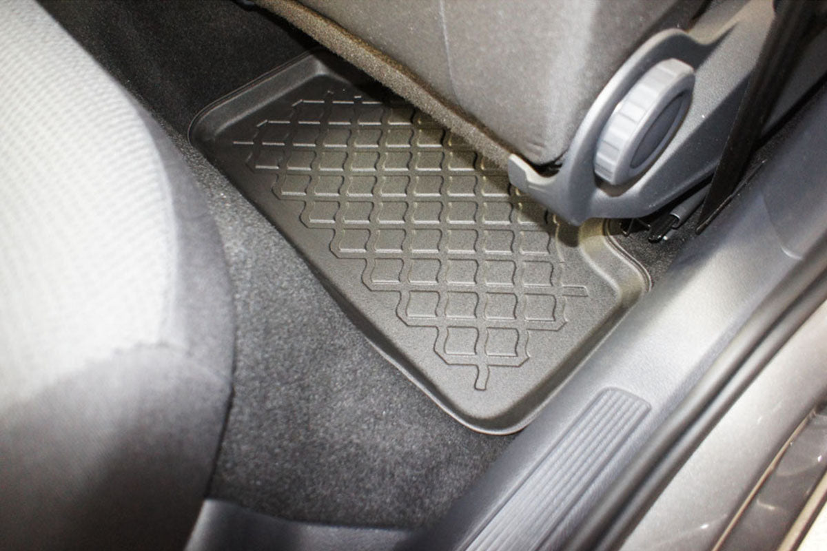3D Automatten voor Volkswagen Golf 7, Golf 8 en Seat Leon 3 (5F) (vanaf 2012-) - TPE-Rubber - 4-delig