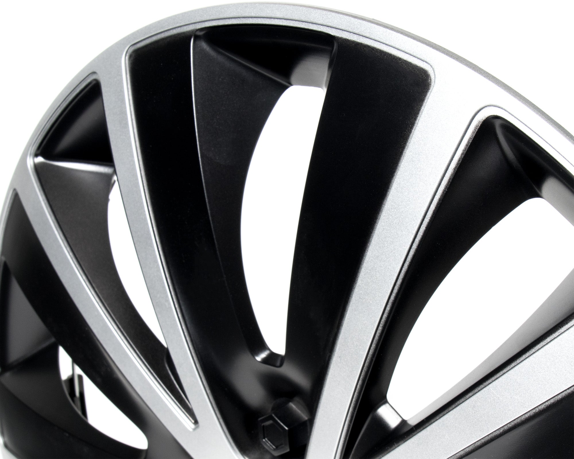 Wieldoppen Rapide zilver zwart 15 inch - 4 stuks