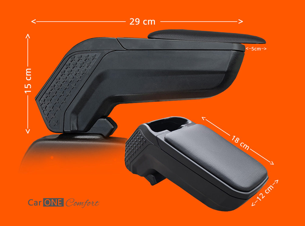 Armsteun voor Opel Astra H 2004-2010 - Kunstleer - Zwart