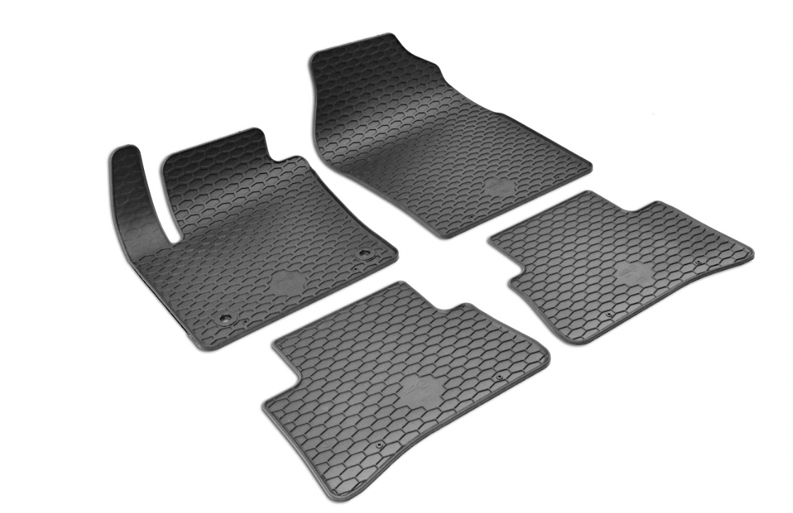 Rubber automatten voor Toyota C-HR (ook hybride) vanaf 2017-. - Rubber - 4-delig - Complete set