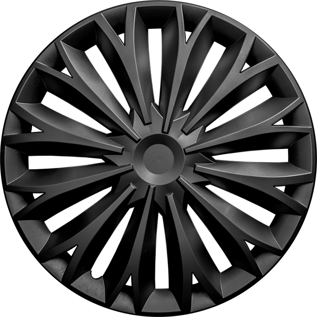 Wieldoppen Radiant zwart 15 inch - 4 stuks