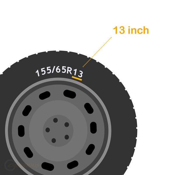 Wieldoppen Luxury Zilver 13 inch - set (4 stuks)