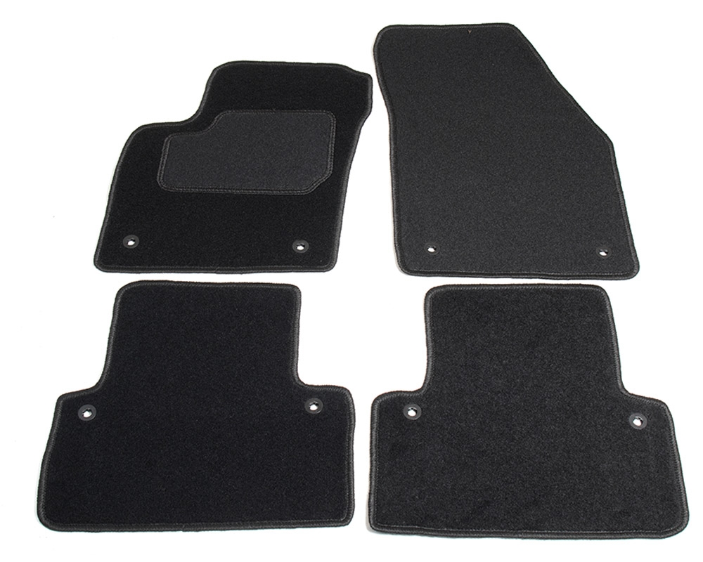 Automatten op maat - zwart stof - Volvo S40 van 2004-2012 afbeelding