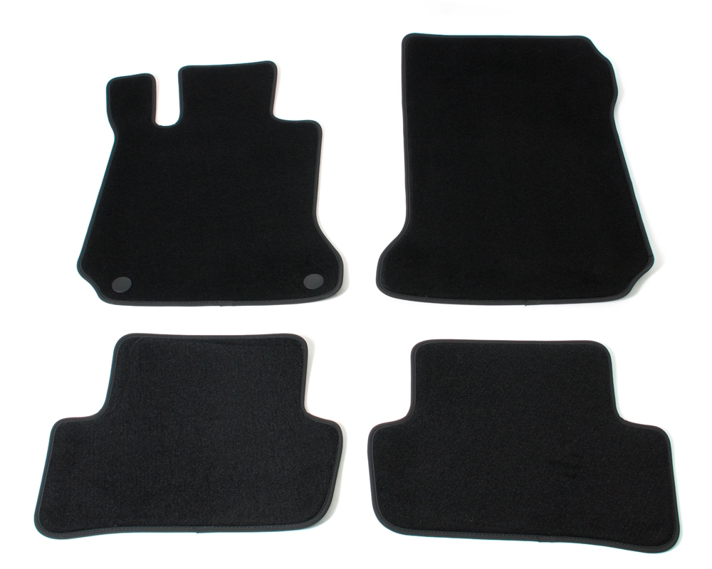 Automatten op maat - zwart velours - Mercedes C-klasse W204 2007-2014 afbeelding