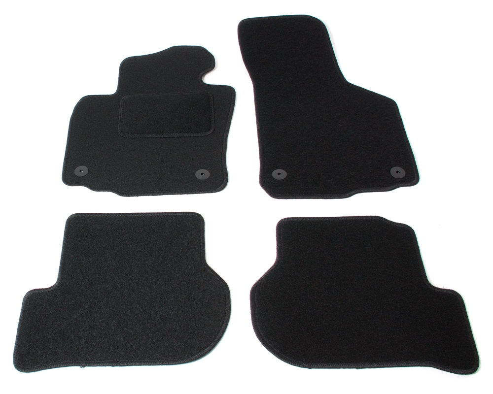Automatten op maat - zwart stof - VW Golf 6 2008-2012 afbeelding