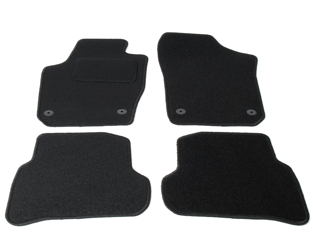 Automatten op maat - zwart stof - Seat Ibiza 6J 2008-2017 afbeelding