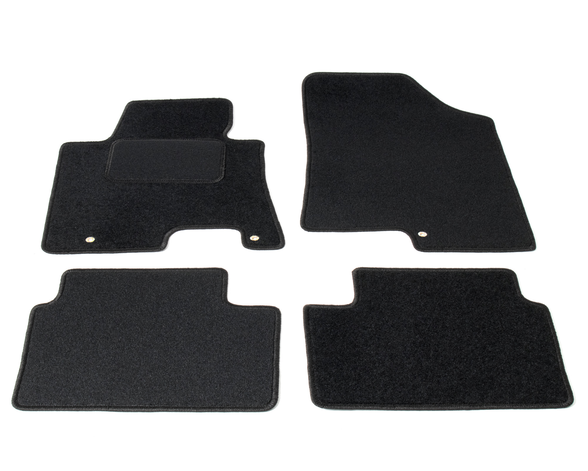 Automatten op maat - zwart stof - Hyundai i30 2012-2017 afbeelding