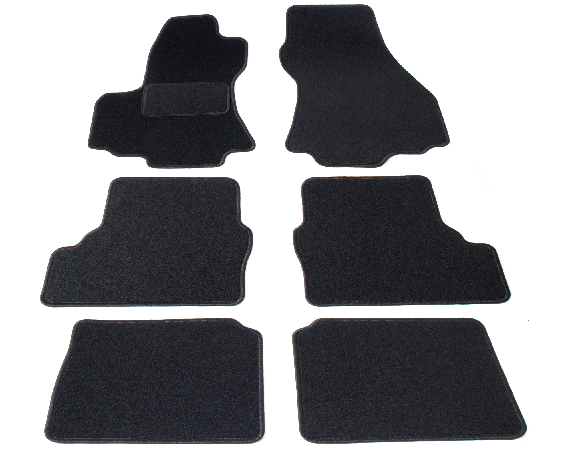 Automatten op maat - zwart stof - Opel Zafira A (7 zits) 1999-2005 afbeelding