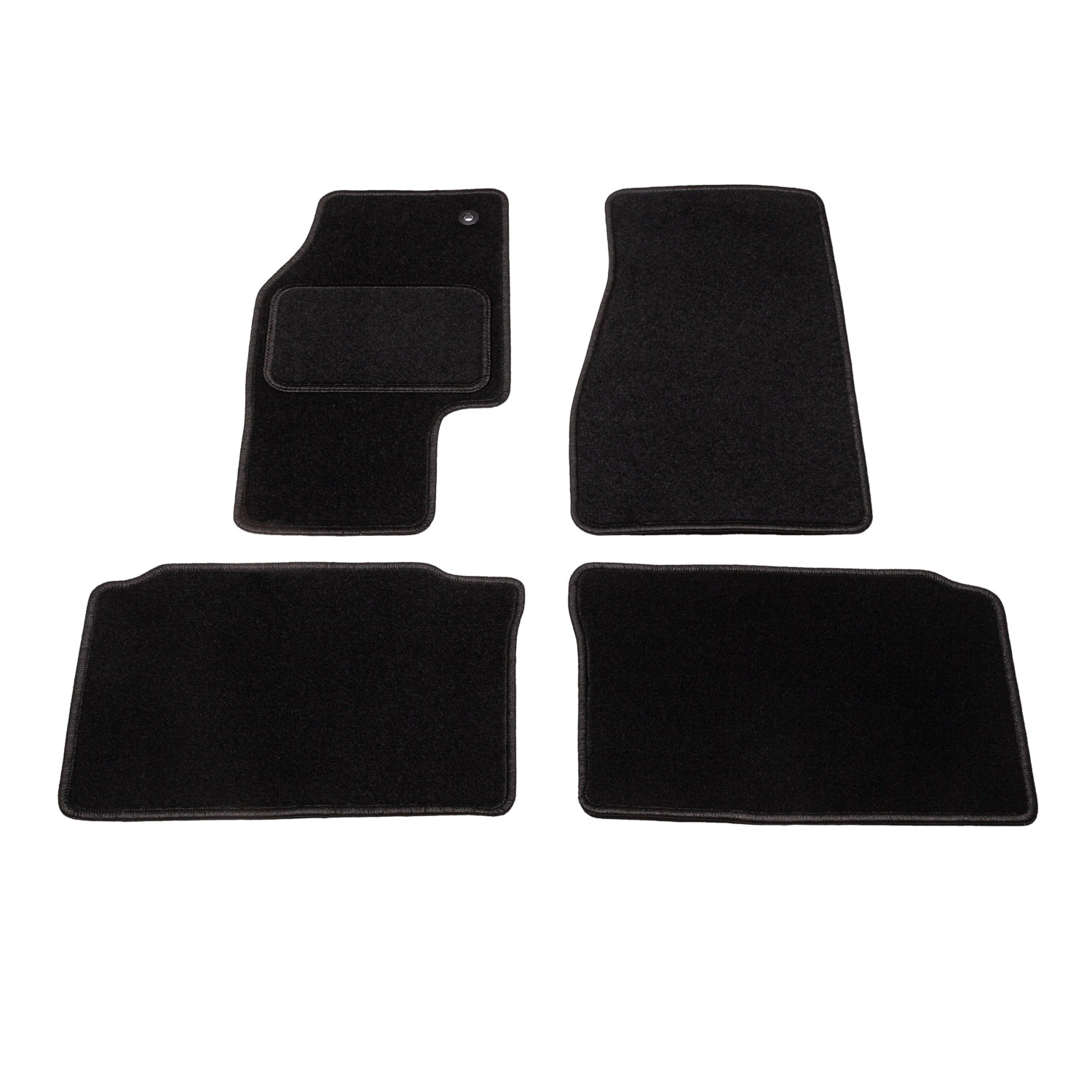 Automatten op maat - zwart stof - Jeep Grand Cherokee (WK) 2005-2010 afbeelding