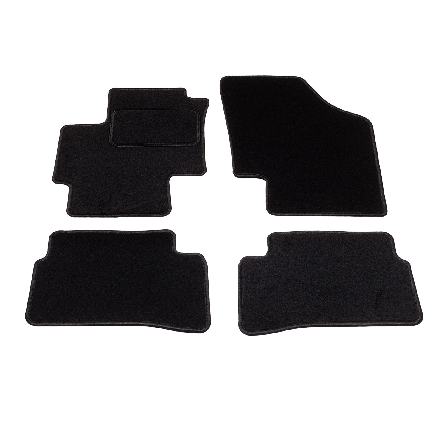 Automatten op maat - zwart stof - Kia Rio 2005-2011 afbeelding