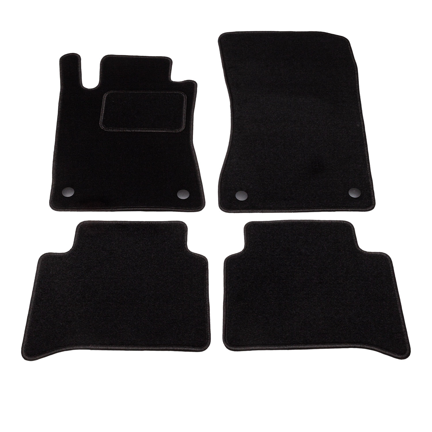 Automatten op maat - zwart stof - Mercedes CLS W219 2004-2010 afbeelding