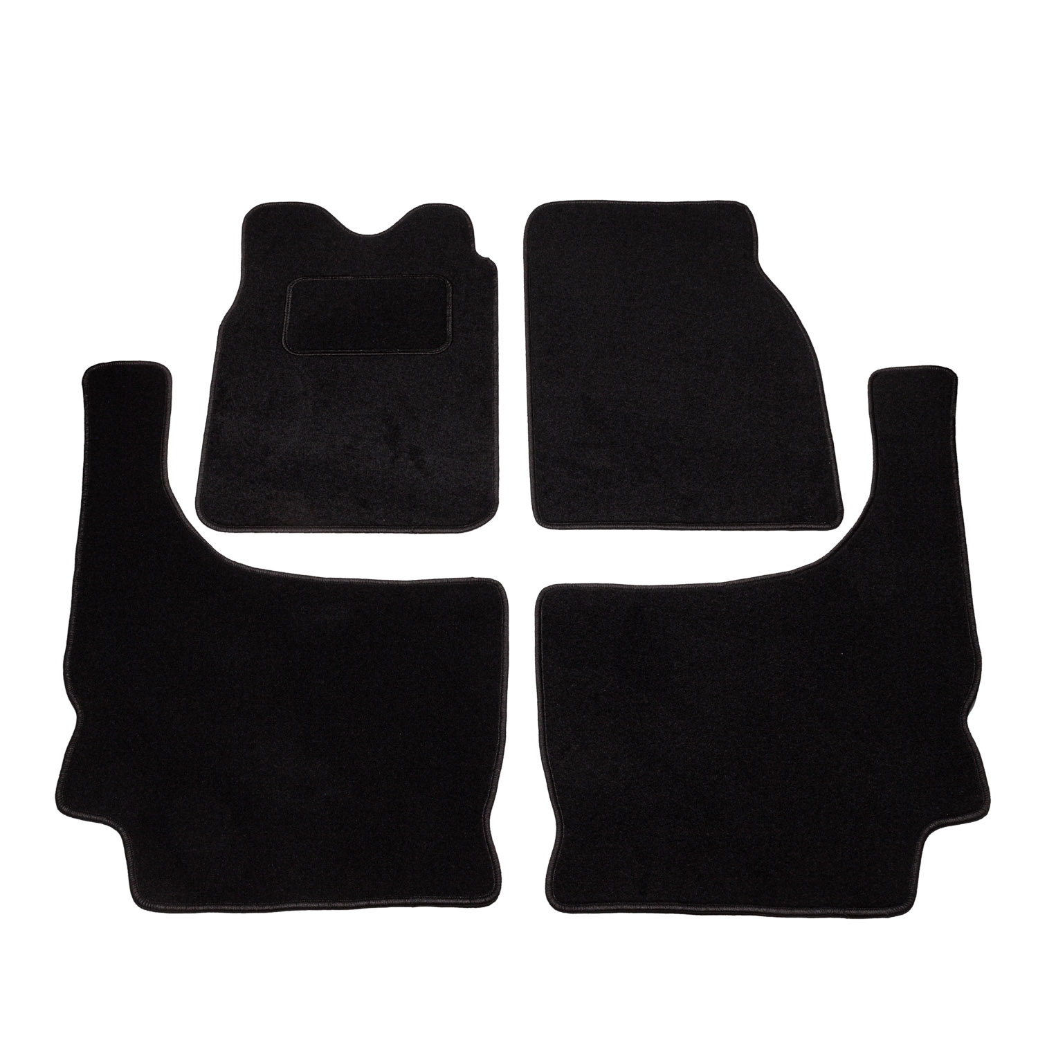 Automatten op maat - zwart stof - Mitsubishi L200 1996-2006 afbeelding
