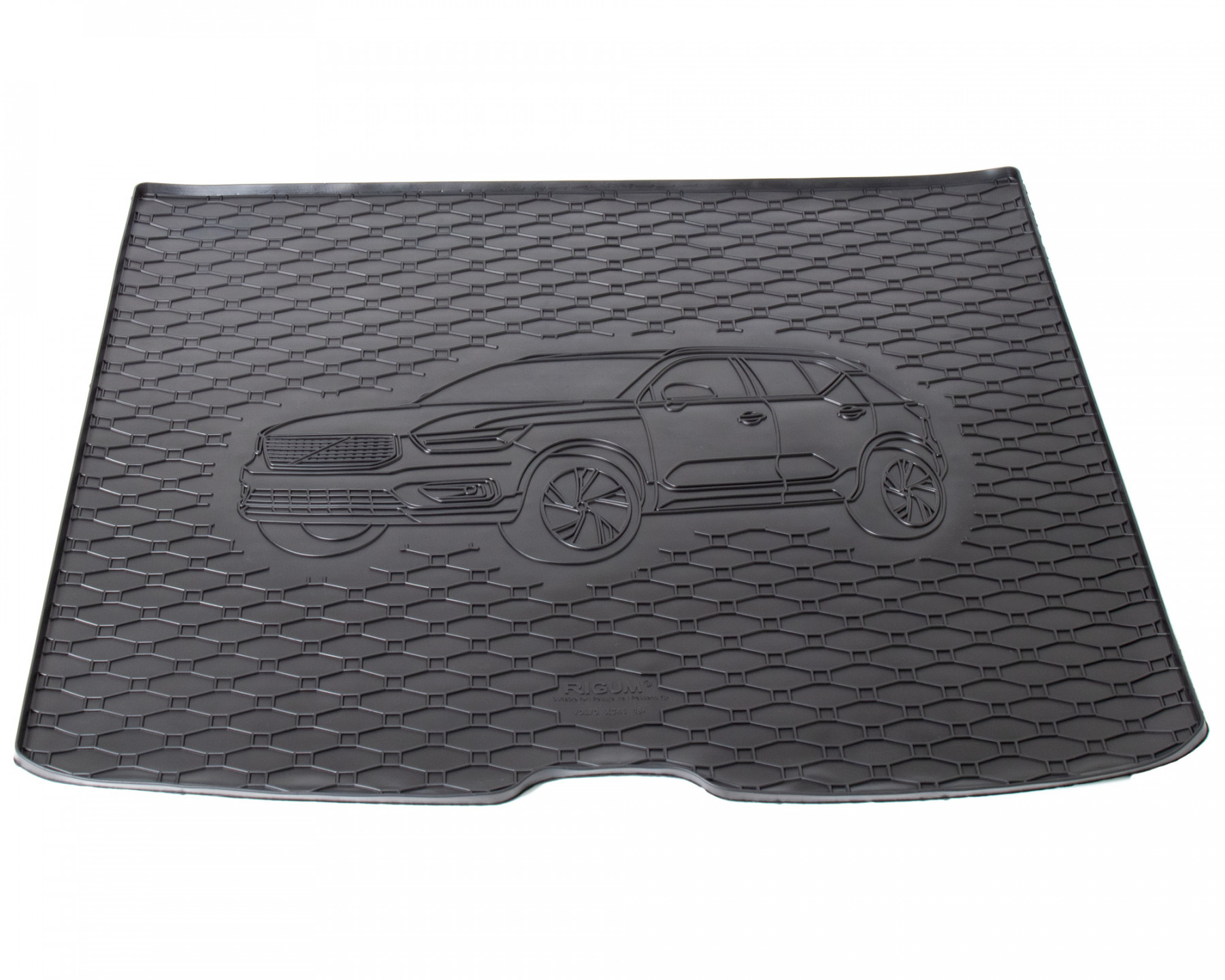 Rubber automattenset Volvo XC40 vanaf 2018 met kofferbakmat CGRAS00001
