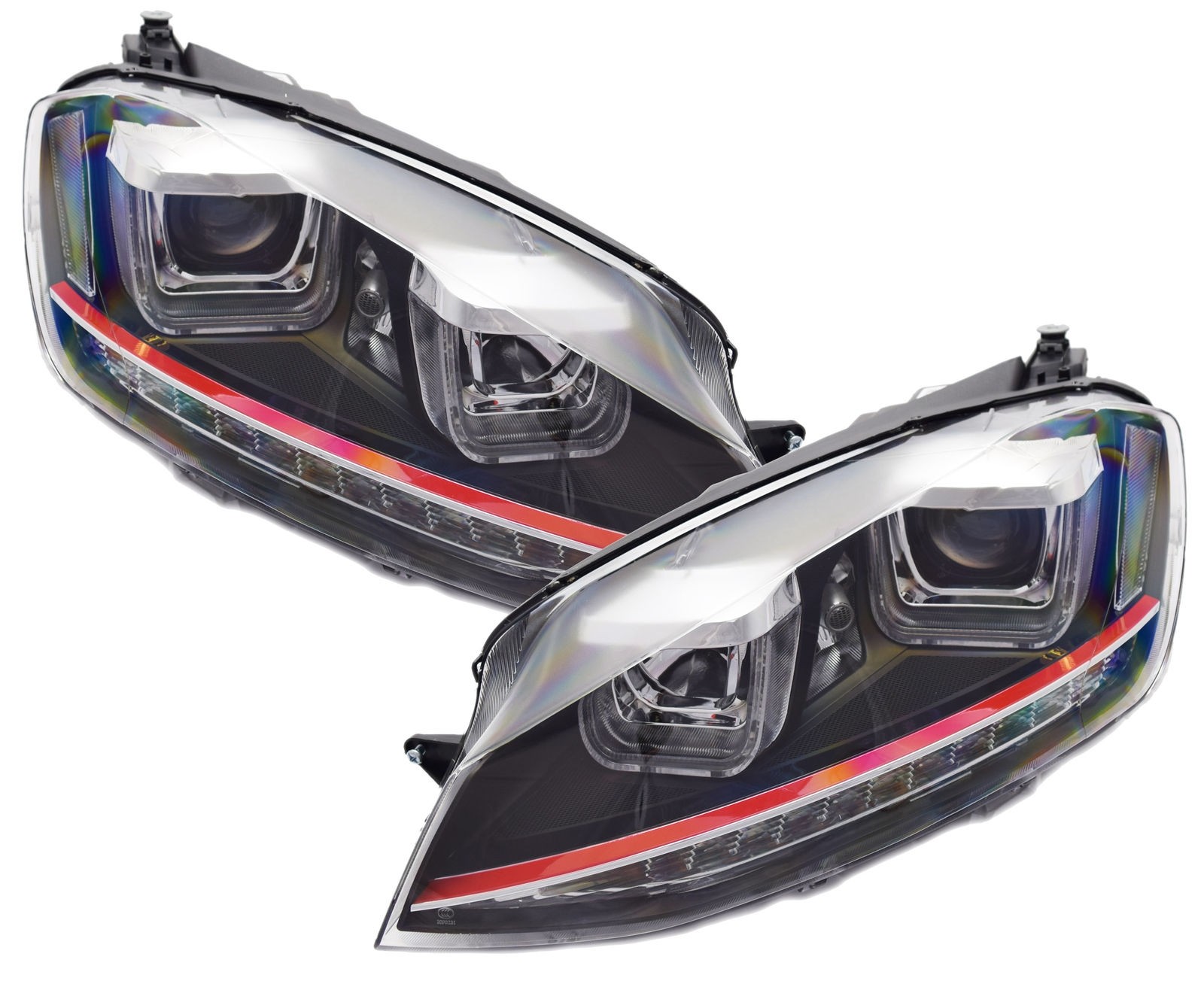 GTI-Look Koplampen met LED dagrijverlichting Vw Golf 7 2012-2017 | 441226