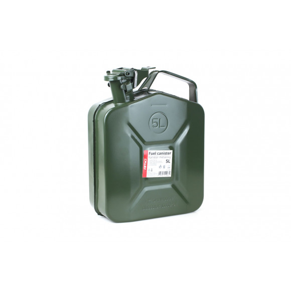 Amio metalen Jerrycan - 5 Liter - Kleur Groen | AM-02487