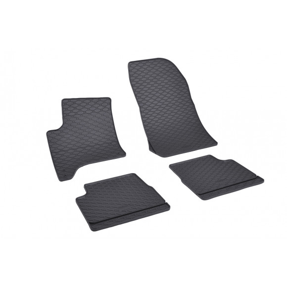 Rubber automatten geschikt voor Peugeot 208 MHEV, Fiat 600 MHEV, Jeep Avenger MHEV, Peugeot 2008 MHEV, Citroen C4 MHEV, Alfa Romeo Junior Ibrida (2024-heden)  | CGRAM906639