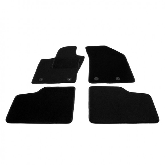 Automatten op maat - Jeep Compass II vanaf 2016- - zwart stof | CGAM3241
