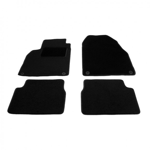 Automatten op maat - Saab 9.3 2003-2014 - zwart stof | CGAM3330