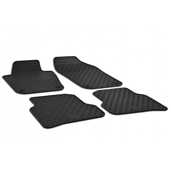 Voetganger doneren Silicium Rubber automatten op maat - VW Polo 6R & 6C 2009-2016 - Seat Ibiza 6J  2008-2016 | CGRAM00619