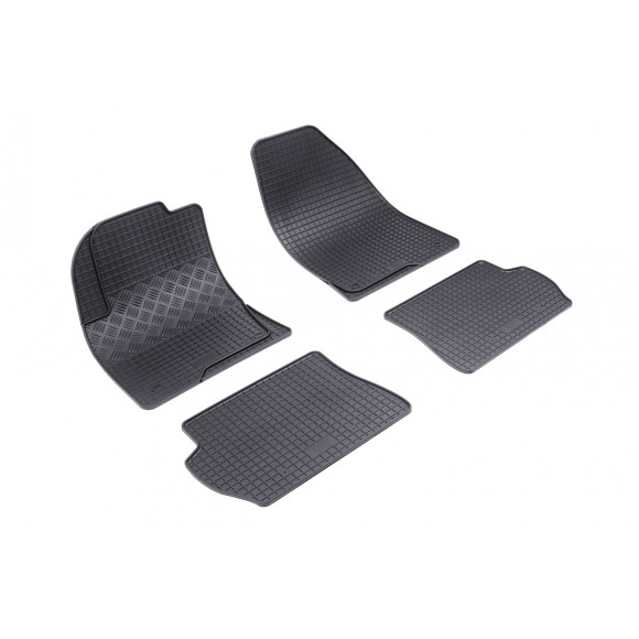Rubber automatten voor Ford Fiesta mk6 (2002-2008), Ford Fusion (2002-2012), Mazda 2 (DY) (2003-2007) 