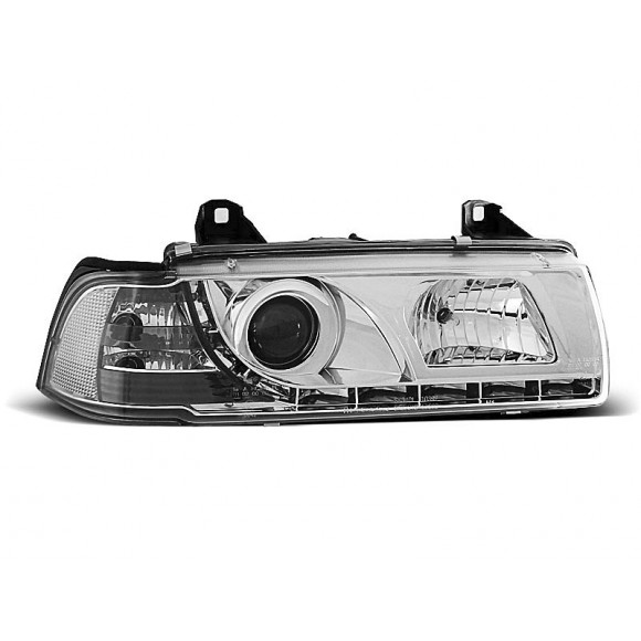 Koplampen met LED verlichting Bmw 3-Serie E36 - Chroom | KLBM510 Koplampen met LED verlichting Bmw 3-Serie E36 - Chroom | KLBM510