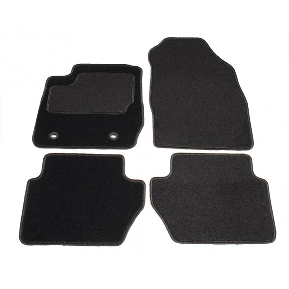tunnel element Draad Automatten op maat - Ford Fiesta MK6 2008-2012 - zwart stof