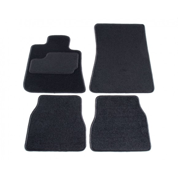 Automatten op maat - zwart stof - BMW 3-serie E30 1982-1990