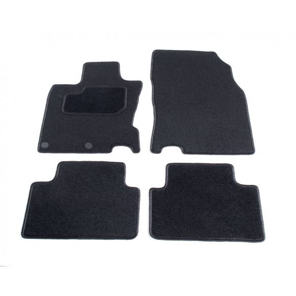 Automatten op maat - zwart stof - Nissan Qashqai 2 J11 vanaf 2014