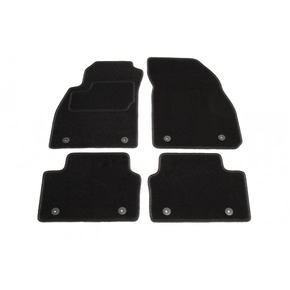 Automatten op maat - zwart stof - Opel Insignia vanaf 2009