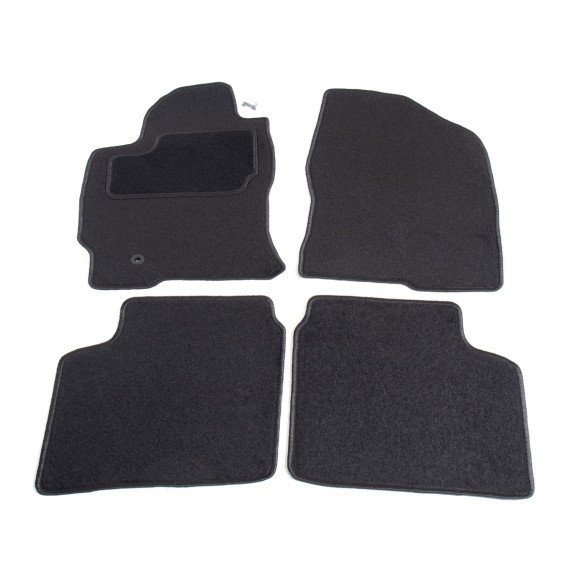Automatten op maat - zwart stof - Toyota Prius 2003-2008