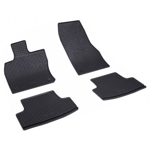 Rubber automatten voor Audi Q2 (GA) (2016-heden), Cupra Ateca (2018-heden), SEAT Ateca (KH7) (2016-heden), Skoda Karoq (NU7) (2017-heden), VW T-Roc (A11/D11) (2017-2025) 