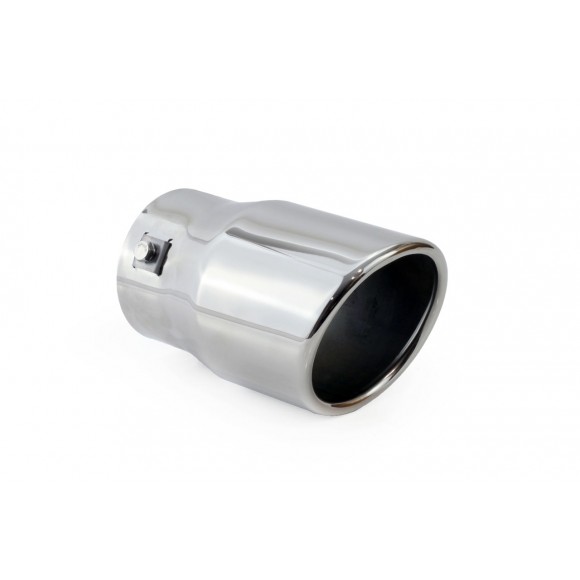 90mm RVS uitlaat sierstuk 1x70mm - MT 007