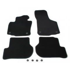 Automatten op maat - zwart velours - VW Golf 5 2003-2008