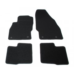 Automatten op maat - zwart stof - Opel Corsa D (2006-2014) en Opel Adam (2013-2019)