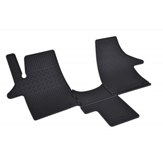 Rubber automatten op maat - Vw Transporter T5 vanaf 2003 en T6 vanaf 2015 (2-zits) | CGRAM905755