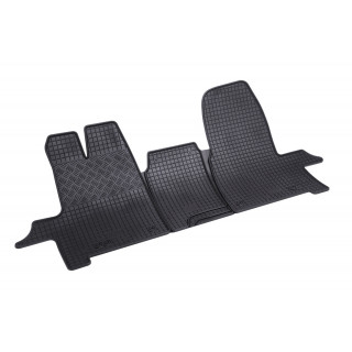 Rubber automatten voor Ford Tourneo/Transit Custom (2-zits) (2012-2018), Ford Transit (3-zits) (2014-heden)