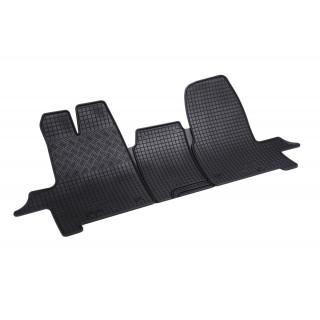 Rubber automatten voor Ford Tourneo/Transit Custom (3-zits) (2012-2018), Ford Transit Custom (2/3-zits) (2018-2023)