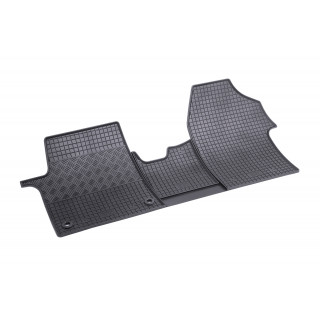 Rubber automatten voor Citroën Jumpy (2/3-zits) (2016-heden), ë-Jumpy (2/3-zits) (2020-heden), Fiat Scudo (3-zits) (2022-heden), Opel Vivaro C (2/3-zits) (2019-heden), Vivaro-e C (2020-heden) , Peugeot Expert (2/3-zits) (2016-heden), e-Expert (2020-heden)