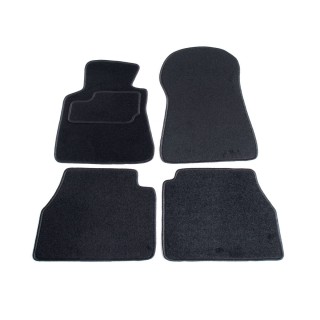 Automatten op maat - zwart stof - Mercedes W201 190 1982-1993