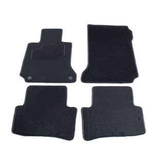 Automatten op maat - zwart stof - Mercedes C-klasse W204 sedan/touring vanaf 2007