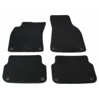 Automatten op maat - zwart velours - Audi A6 C6 2004-2006