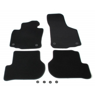 Automatten op maat - zwart velours - VW Golf 5 2003-2008