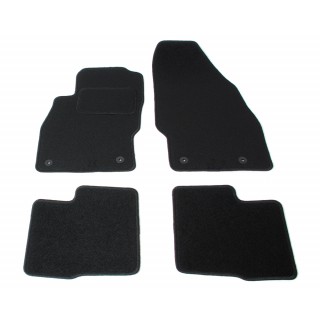 Automatten op maat - zwart stof - Opel Corsa D (2006-2014) en Opel Adam (2013-2019)