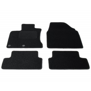 Automatten op maat - zwart stof - Nissan Qashqai J10 2006-2013