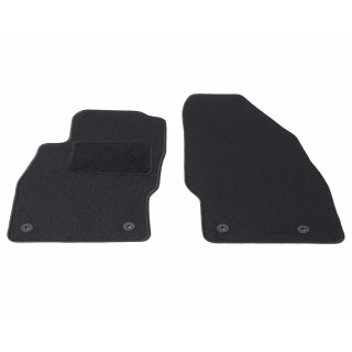 Automatten voorzijde - zwart stof - Opel Corsa D (2006-2014) en Opel Adam (2013-2019)